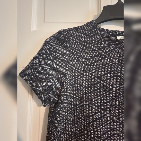 Zara Trafaluc Diamond Pattern Shirt Dress S - Picture 4 of 8